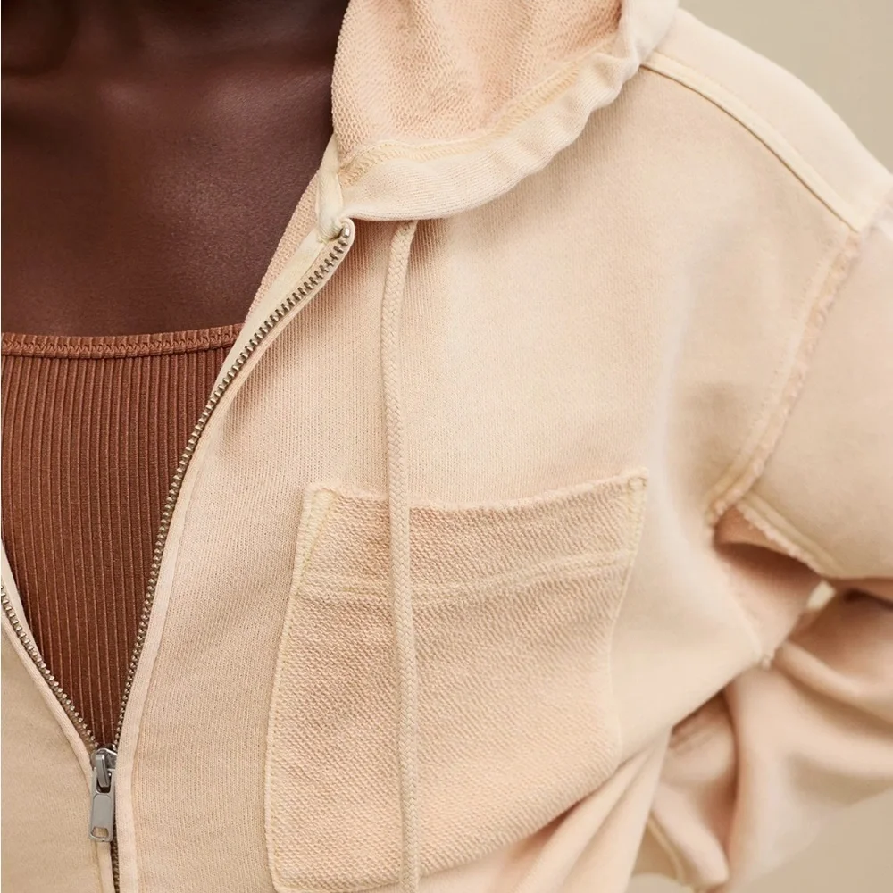 Aerie cropped full zip hoodie - Picture 4 of 8